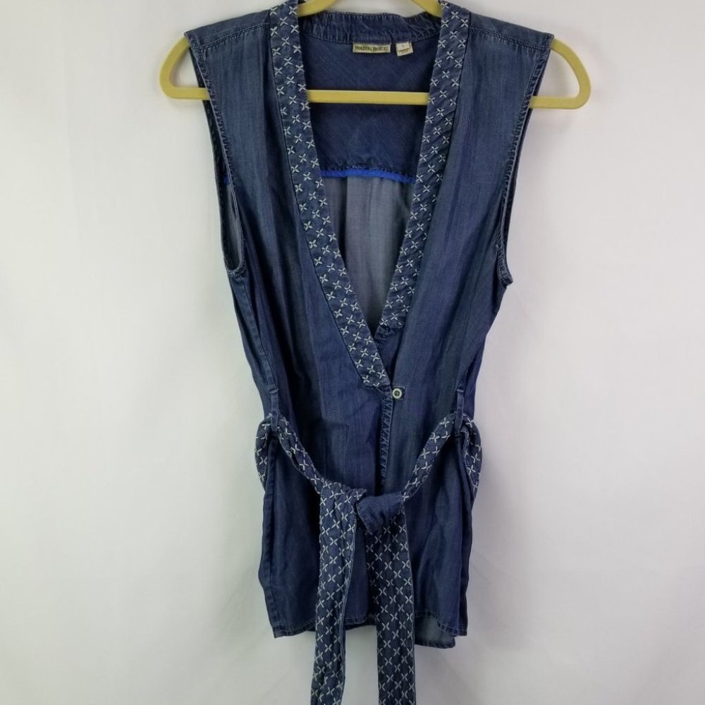 Anthropologie Holding Horses Top Embroidered Small - Picture 3 of 8
